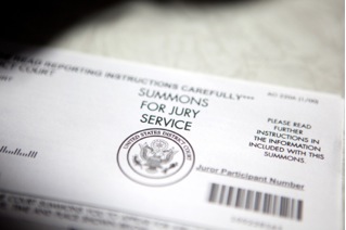 Summons For Jury Service document